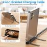 XO Fast Type C Cable Nb-Q311 Pd Usb-C Usb-C 1.5M 240W Black - Flat With Stand Image 6