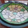 Tiffany Leaded-Glass Ceiling Lights - Matching Pair. Image 3
