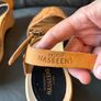 Swedish Hasbeens Tan Leather Woven Clog Sandals EU 39 Image 5