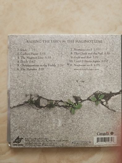 Raising The Fawn CD - The Maginot Line
