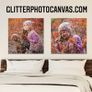 glittered photo canvases sparkling photo canvases with glitter effect Image 2