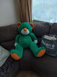 Large musical Ireland teddy