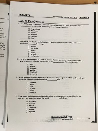 GRE Essay books