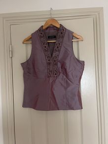 Pink 100% silk Top
