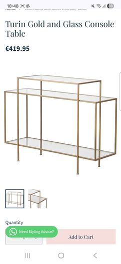 Console table