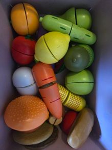 Wooden & Plastic Food for a Play Kitchen