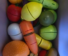 Wooden & Plastic Food for a Play Kitchen