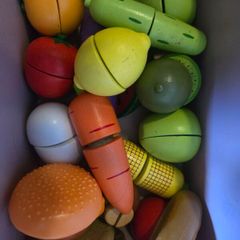 Wooden & Plastic Food for a Play Kitchen