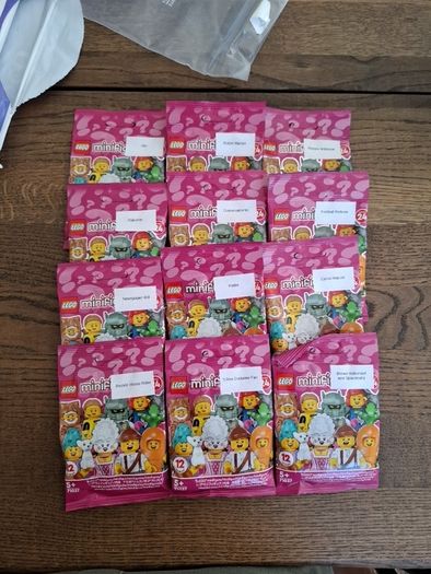 lego series 24 minifigures complete set