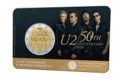 2 euro coin U2 50th Anniversary 2026 BU quality in coincard
