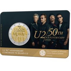 2 euro coin U2 50th Anniversary 2026 BU quality in coincard