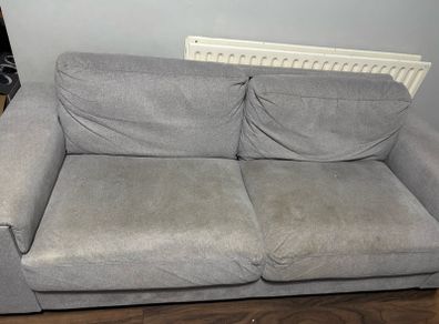 double sofa comes with free coffee table.