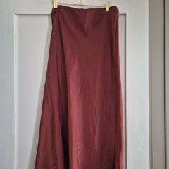 zara satin midi skirt