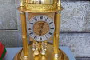 Vintage Brass Bandstand Clock