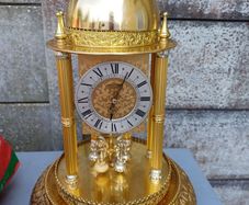 Vintage Brass Bandstand Clock
