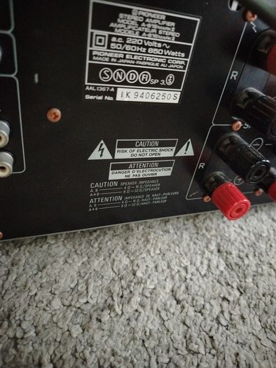 Pioneer a-616 mark 2 amplier (for parts or repair)