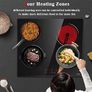 Ceramic Hob 60 cm Electric Hob 4 Zone with Touch Control 6000W 9 Power Levels Safety Lock Auto switch off safety Residual heat indicator Hard Wire, No Plug Included Image 5