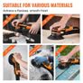 Random Orbital Sander 5 & 6-Inch, 350W Brushless Orbital Sander, 10,000 PRM 6 Variable Speed Electric Palm Sander with 20PCS Sandpapers, Dust Connector & Hose for Woodworking Detailing Sanding Image 4