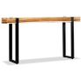 Console Table Solid Reclaimed Wood Adjustable Image 10