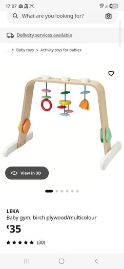Ikea Baby Gym Leka