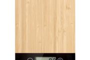 New Digital Bamboo LCD Electronic Kitchen Weighing Balance Scale 5kg / 1g #1255