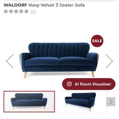 3 seater brand new sofas EZ Living Harper x 2