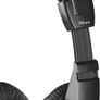 Trust Quasar PC Headset with Microphone, Stereo Sound, 3.5mm Jack, Flexible Microphone, Inline Control, Over-ear Headphones for Computer, Laptop, Teams, Skype, Zoom - Black (USED) Image 4