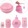 Role play games 40 Piece Bag with Baby Feeding Accessories, Clothes, Doll Bear, Bath, Soother Dummy and Much More-Nurturing Pretend Toy for Kids, 23 x 15 x 18 Centimeters (FREE POSTAGE) Image 3