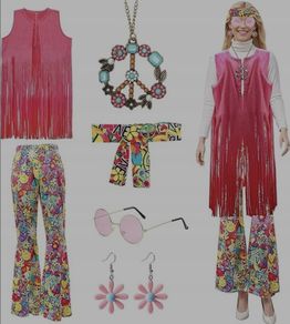 Hippie Costume 60s/70s Style