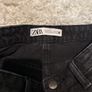 Zara black denim shorts (34 Image 3