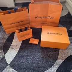 Louis Vuitton paper bags, box