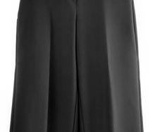 Zara wide cropped trousers culottes size S black