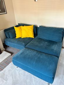 Ikea SODERHAMN 2 Seater Sofa with Chaise Longue