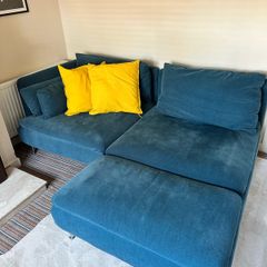 Ikea SODERHAMN 2 Seater Sofa with Chaise Longue
