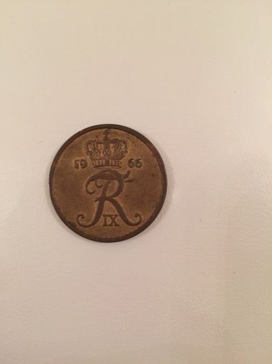 1966 Danish 5 ore