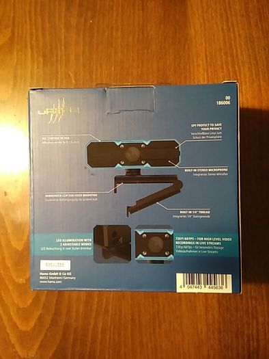 Urage professional webcam 720p with voice