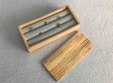 Ring storage box - Ash & Maple