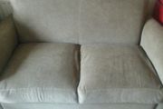 brown plush couch