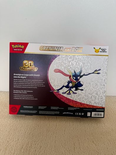 Pokemon TCG 30TH Anniversary Greninjia EX Box Teo Promo