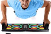 FREE EXPRESS SHIPPING Push Up Board, 12 in 1 Multifunctional Portable Press Up Board, Pushup Stand, Muscle Board Rack Strength Training Fitness Equipment Push Up Rack for Home Gym Exercise Body Building Workout