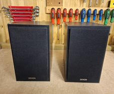 Denon 120w speakers - NEW