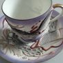 CUP & SAUCER - Dragon Ware - Moriage Image 2
