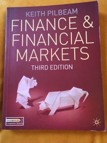Book Finance & Financial Markets - Pilbeam