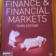 Book Finance & Financial Markets - Pilbeam