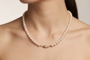 9k Gold Freshwater Pearl Necklace