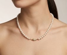 9k Gold Freshwater Pearl Necklace