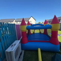 bouncy castle with slide