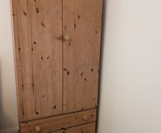 Wardrobe - waxed pine