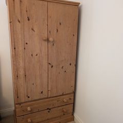 Wardrobe - waxed pine