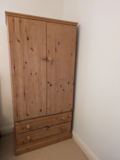 Wardrobe - waxed pine